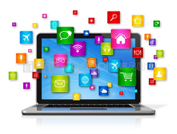 笔记本电脑与飞行应用程序图标的演进与影响